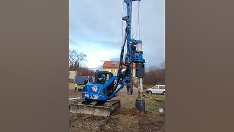 Tescar TT5 _ Drilling with SCREW casings D. 600mm for 8m depth _ 1/2