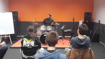 Aaron Spears Master Class at the Leeds Drum Academy - Short Clip