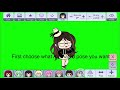 How to use the animated poses in gacha life