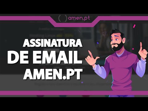 Como Criar uma Assinatura de Email na Amen.pt (Rápido e Fácil) 2022