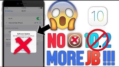 Disable Software Updates on iOS 10.2 Jailbreak, iOS 10.2 No Longer Signed By Apple Warning!