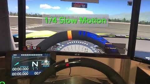 iRacing Input Lag Demo