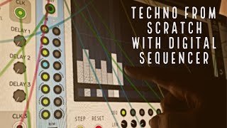 MAKING TECHNO PATCH with new free VOXGLITCH DIGITAL SEQUENCER