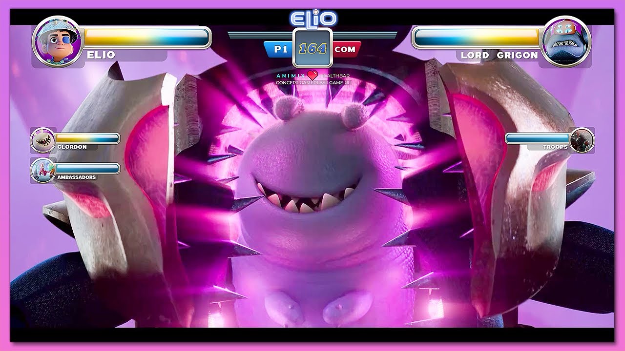 Lord Grigon vs Elio and Ambassadors with Healthbars | Concept Game UI