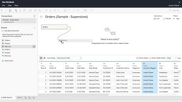 Connecting Tableau to Excel