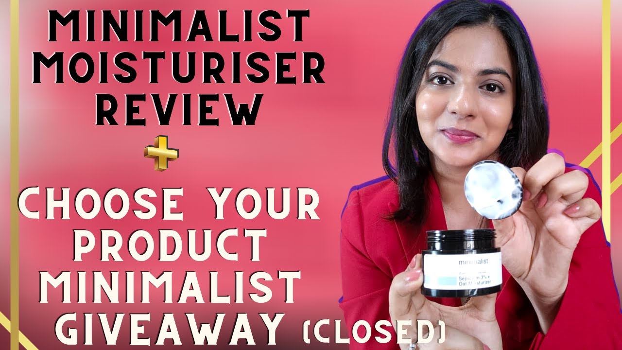 minimalist moisturiser