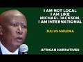 I am like michael jackson i am international  julius malema