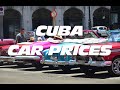 How much do cars cost in Cuba? And how much to rent a car ?