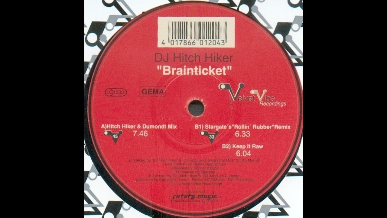 DJ Hitch Hiker ‎ Brainticket (Hitch Hiker & Dumondt Mix) YouTube