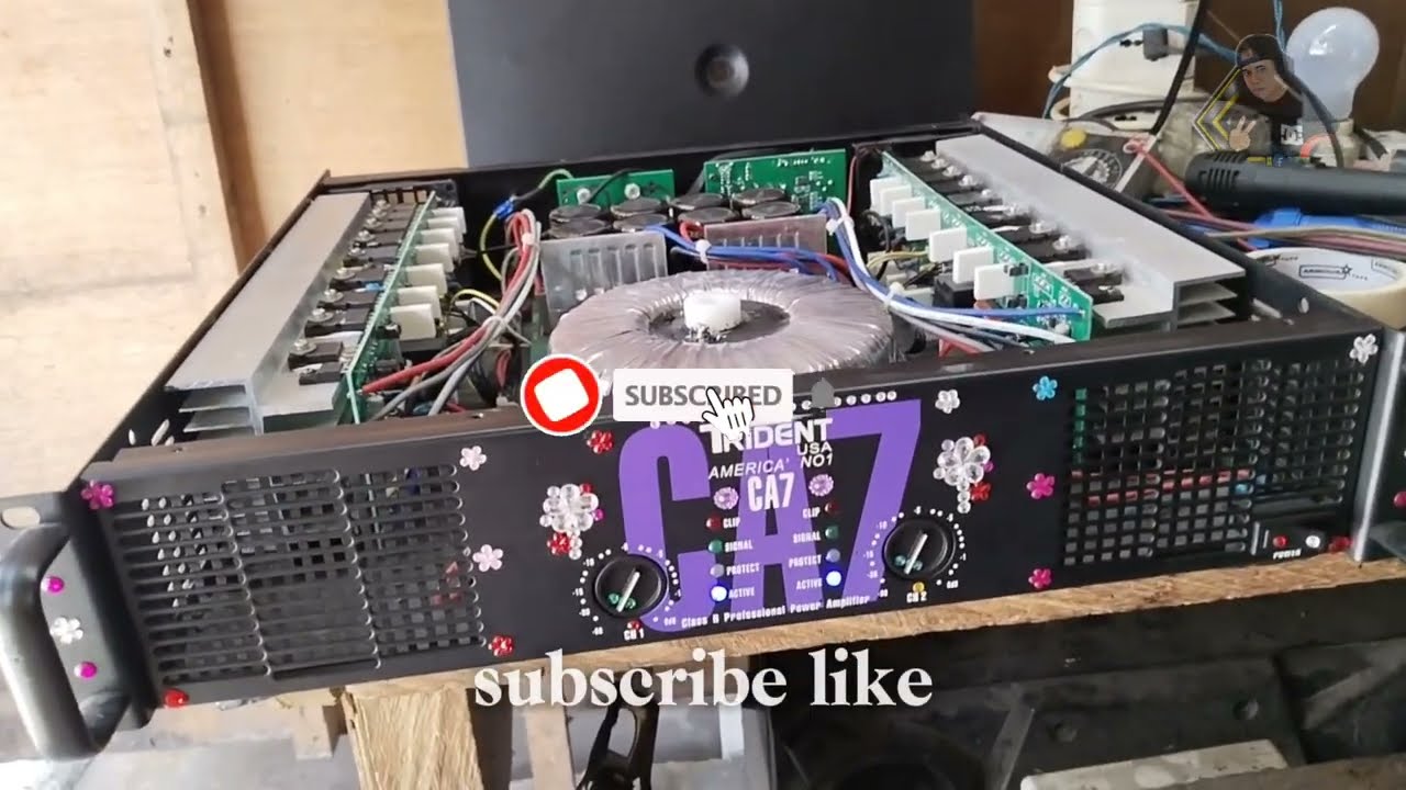 ACE CA7 POWER AMPLIFIER, UMIINIT KABILANG CHANNEL, Paanu PATIBAYIN o e fix bias