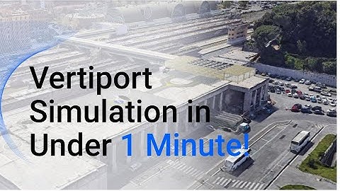 Vertiport Simulation in Under 1 Minute! 🚁⏱️