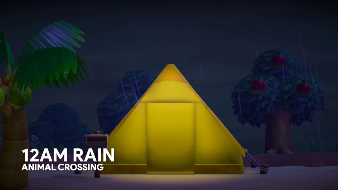 12AM Rain (Fan Made) Animal Crossing New Horizons YouTube