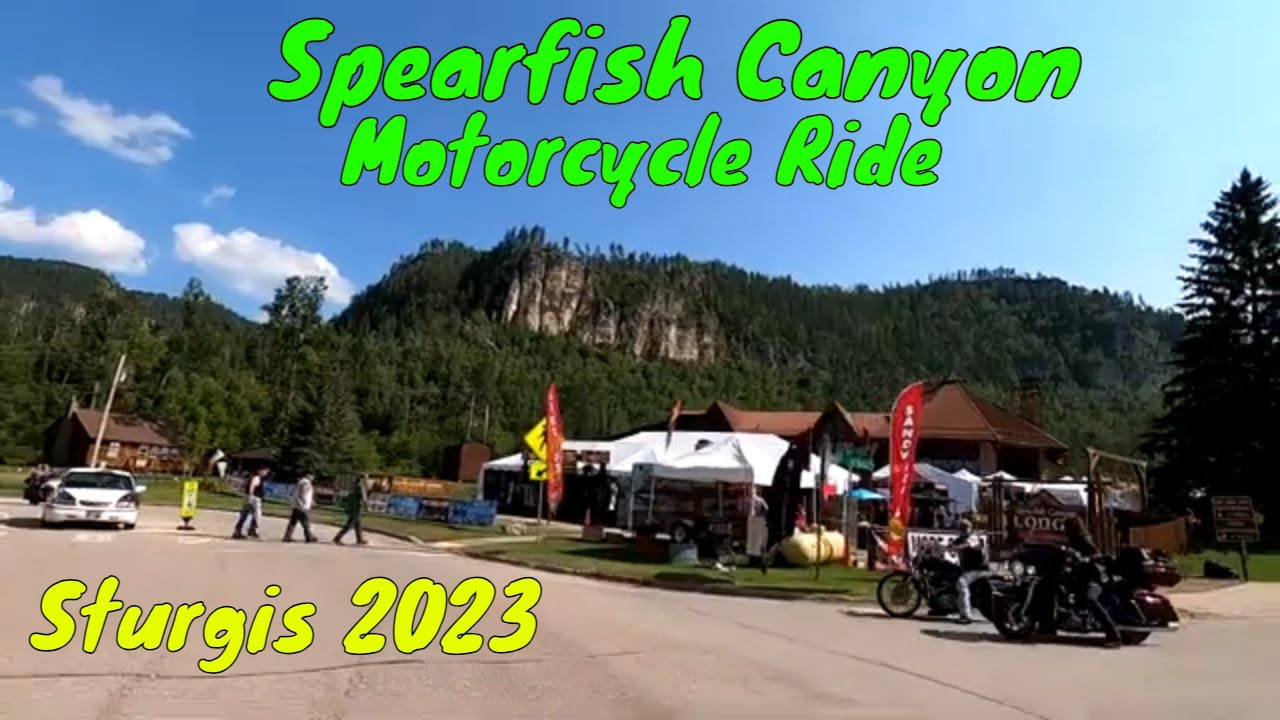 Spearfish Canyon to Deadwood Motorcycle Ride / Sturgis Motorcycle Rally ...