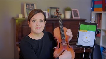 How to tune your violin with a tuning app (Beginner)