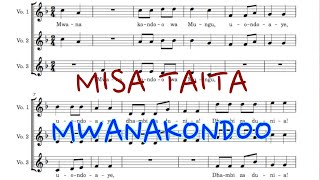 8. MISA TAITA || MWANAKONDOO || MUSIC SHEET