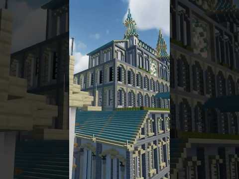 マイクラ建築勢が初めて城を作ったら...?  #マイクラ #建築 #minecraft #建築チャンネル #マインクラフト#shorts