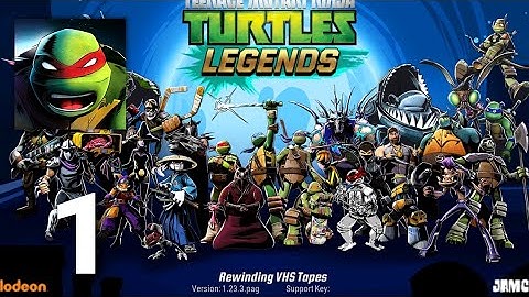 Ninja Turtles: Legends - Chapter 1 Gameplay Walkthrough Part 1 (ios Android)