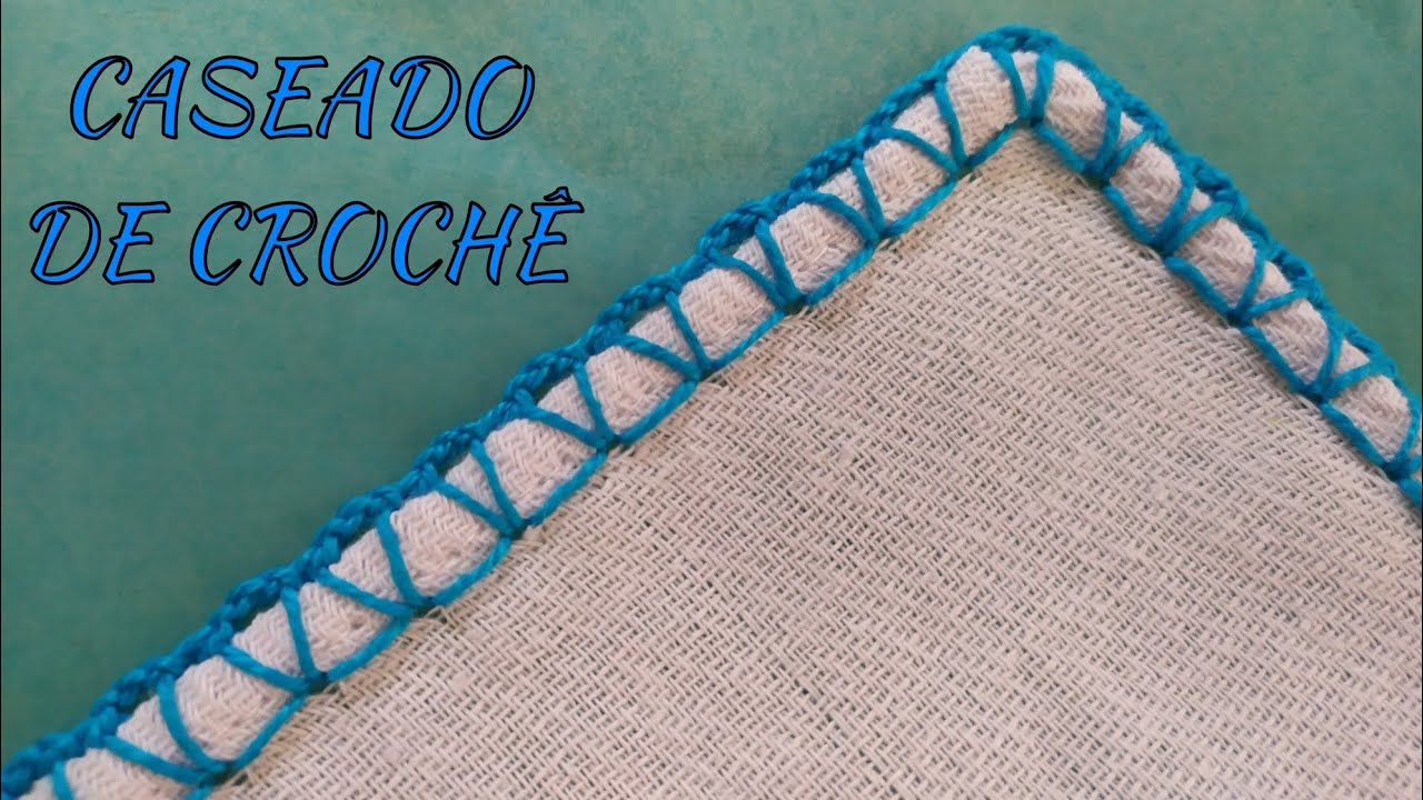 CASEADO DE CROCHÊ SIMPLES PONTO V  /DIFERENTE #7