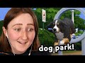 i tried to build a dog park in the sims