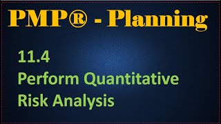 PMP Planning - Section 11.4 - Perform Quantitative Risk Analysis Net Worth