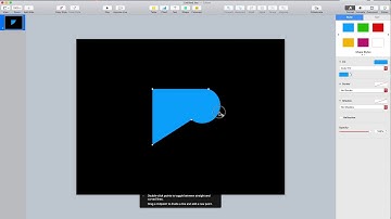 Editing a shape in Keynote