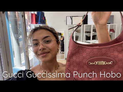 GUCCI PUNCH GUCCISSIMA IVORY LEATHER HOBO BAG - Still in fashion