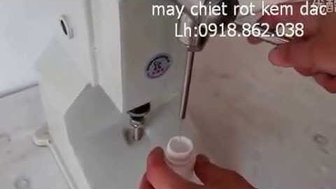 máy chiết rót dịch sệt thủ công, máy chiết rót kem đặc gạt tay, máy chiết mỡ bò,