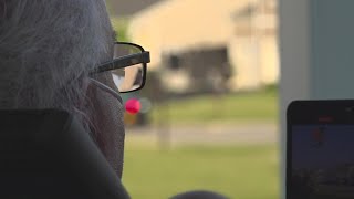 Raw video: Law enforcement shows support for father of fallen Kirkersville police chief