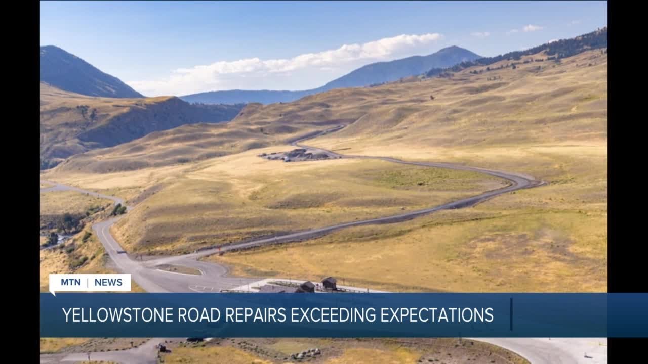 Yellowstone releases photos and videos of ongoing road repairs YouTube