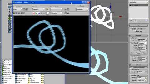 Light Streaks with Particle Flow / 3ds Max