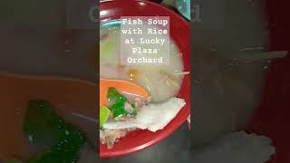 Fish Soup with Rice at Lucky Plaza Orchard food worldwide singaporefoodie