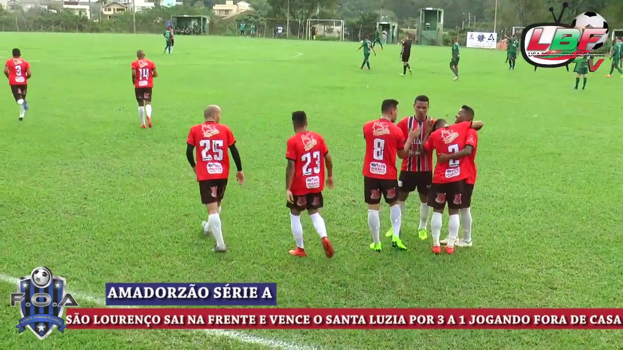 Santa Luzia 1x3 São Lourenço (Melhores Momentos)
