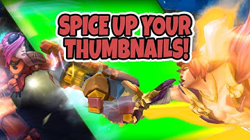 How to make a League of Legends thumbnail with PhotoShop and League Director!