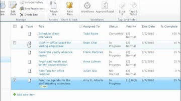 EPC Group - Creating Items in SharePoint 2010 Lists - SharePoint Consulting