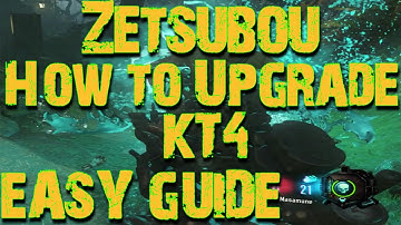Zetsubou No Shima -  How to upgrade KT4 wonder weapon into Masamune EASY guide!