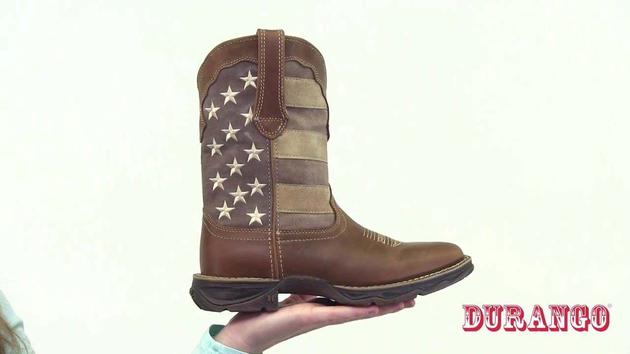Lady Rebel by Durango Women's Faded Union Flag Western Boot Style# - DRD0107