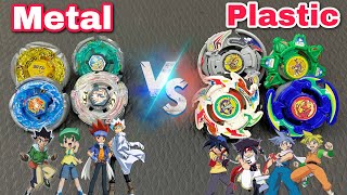 Main Character Showdown | Plastic Gen Vs Metal Gen Beyblade Fight