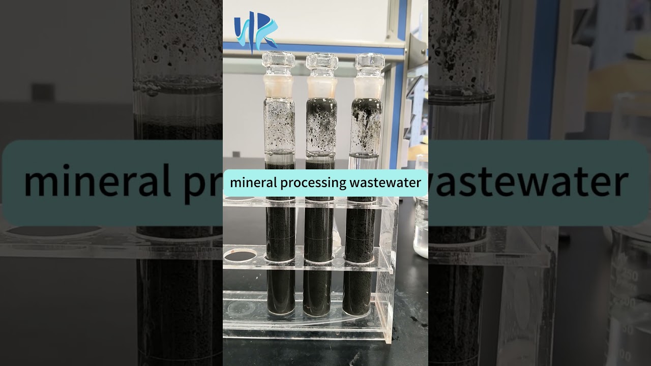Processing wastewater treatment of mineral processing plants 