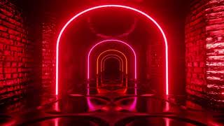 4K Gateway to Hell Backdrop Loop - Silent Dark Red Portal Background for Displays