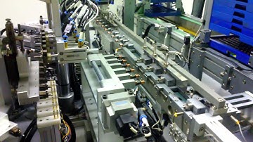 Automatic production line for solenoid valve