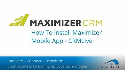 How to Install Max Mobile App - Cloud