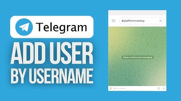 How to Add User by Username on Telegram | Easy Telegram Tutorial Video