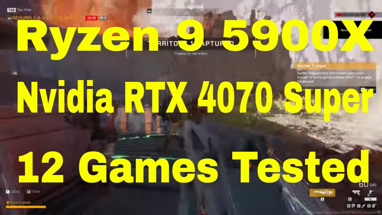 Ryzen 9 5900X | RTX 4070 Super | 4K | 12 Games Tested - YouTube