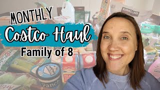 Monthly Costco Haul || April Large family Grocery Haul 2023
