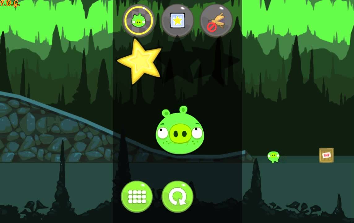 Bad piggies ground hog day. игра про поросенка и яблоки. свинья проходит уровень. свинопокалипсис свиньи судьбы. игры с 1 морской свинкой.