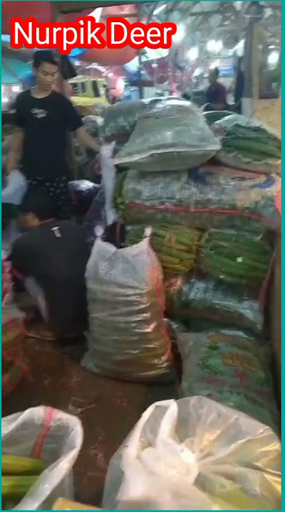 Kabar pasar pada malam hari di pasar induk cibitung
