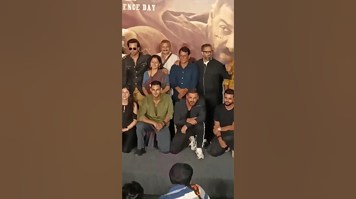 Vedaa Grand Trailer Launch | John Abraham | Sharvari | Abhishek