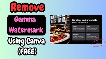 How to Remove Gamma Watermark From PPT Using Canva (Free)