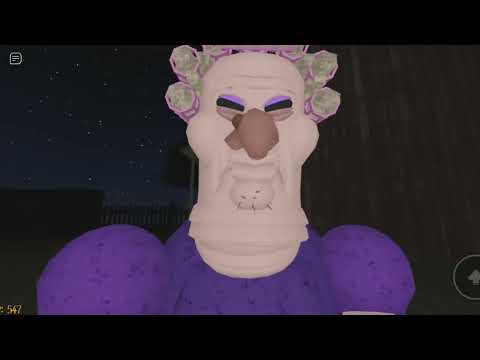 Jugando escapa de la abuela en Roblox