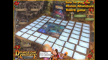 Dungeon Crusade - How to play the Avalon Adventure board game (Part 1)